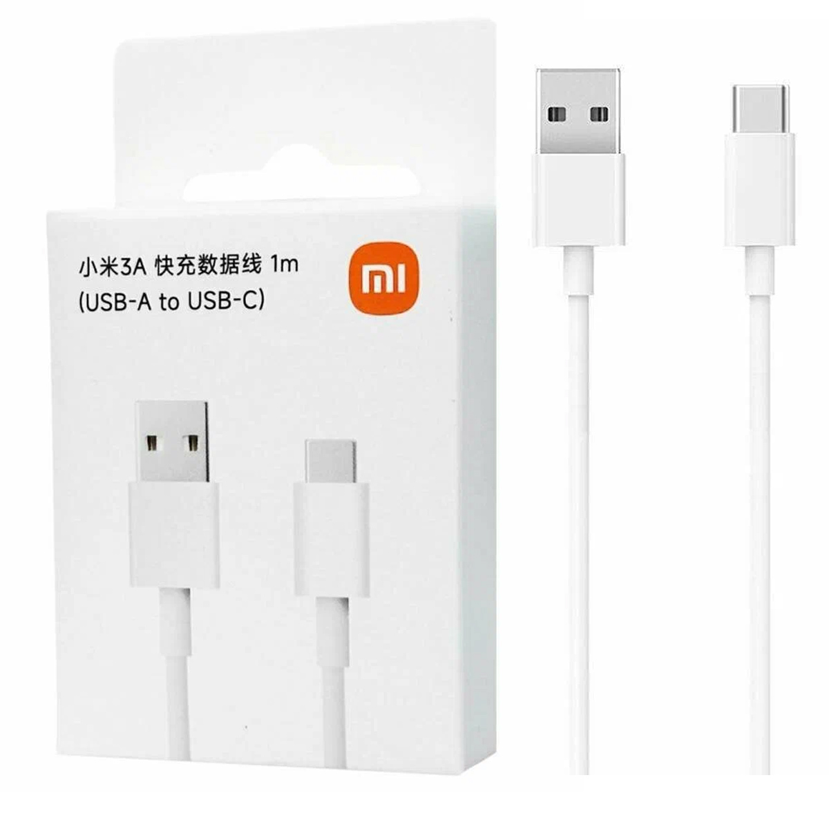CABLE DE CARGA XIAOMI USB A TIPO-C 3A 1M BHR8319CN BLANCO - 1