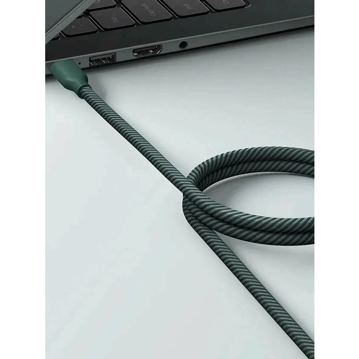 XIAOMI CABLE 6A BRAIDED MAGNETIC TIPO C TO C 1M VERDE - 3