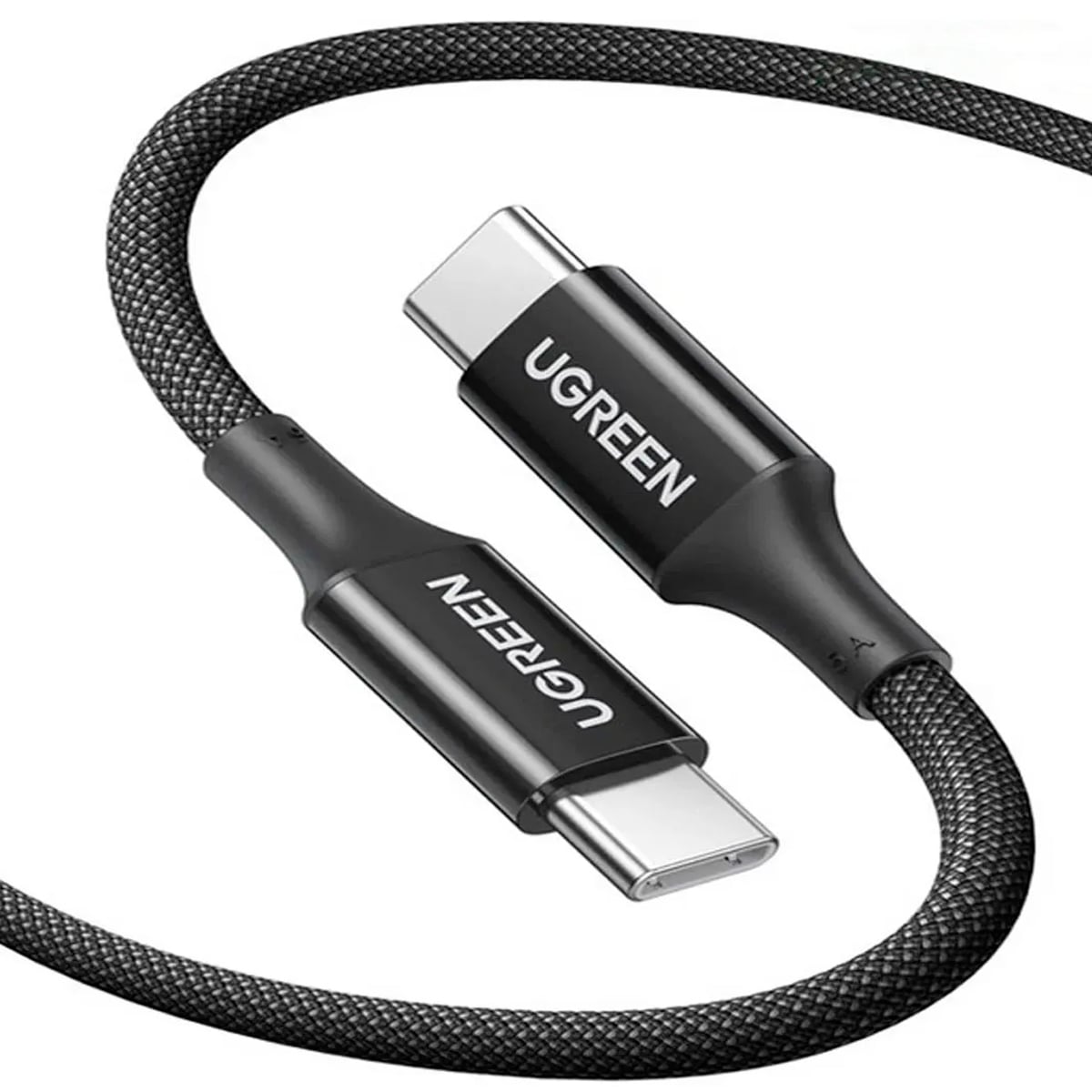 CABLE UGREEN USB-C A USB-C 1 METRO 60W L501 - NEGRO - 1