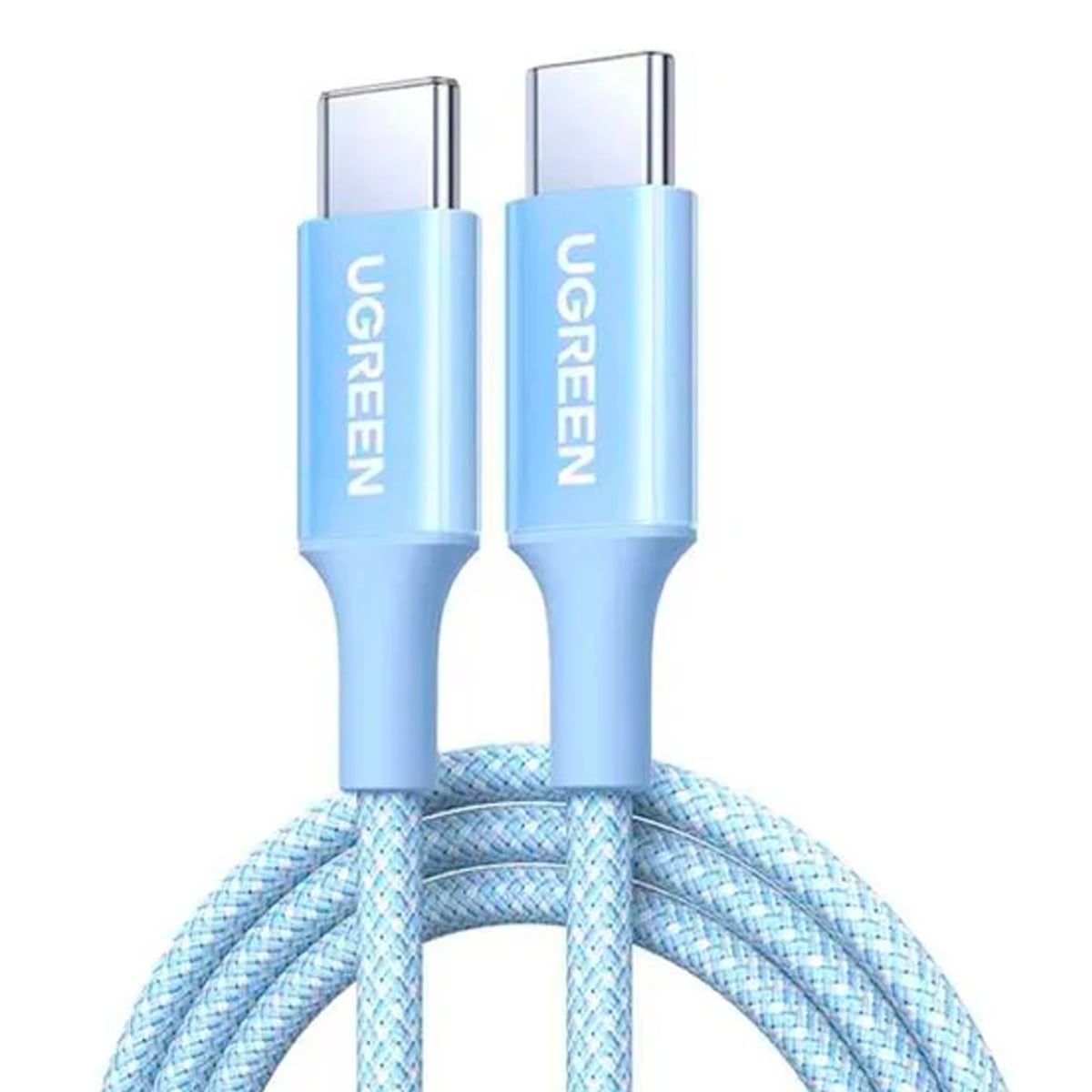 CABLE UGREEN USB-C A USB-C 1 METROS 60W L501 - CELESTE - 2
