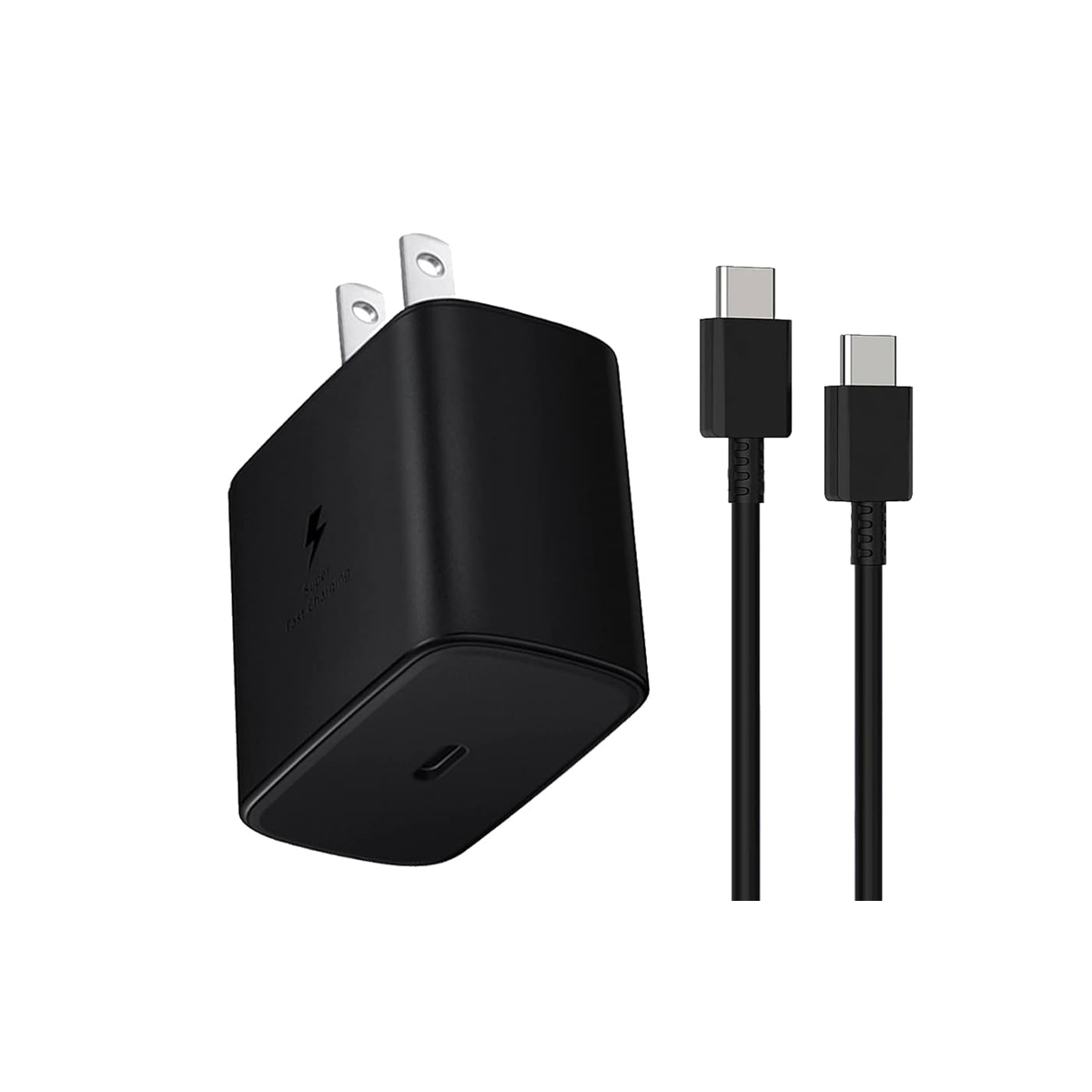 CARGADOR DE 25W COMPATIBLE CON A13/A14/A15/A16/A17- NEGRO - 2