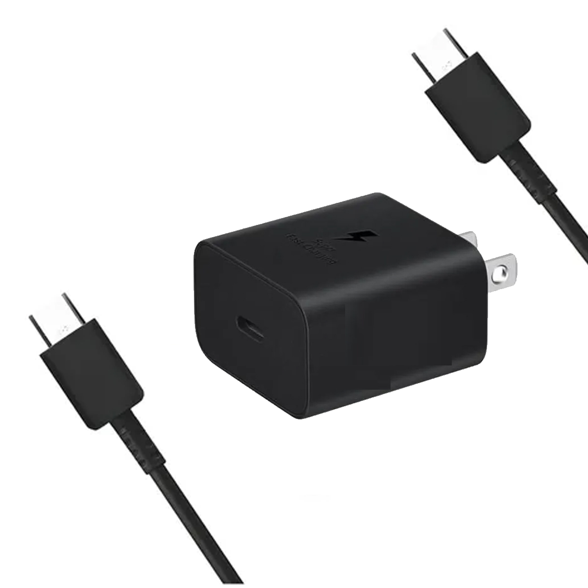 CARGADOR DE 25W COMPATIBLE CON A13/A14/A15/A16/A17- NEGRO - 3