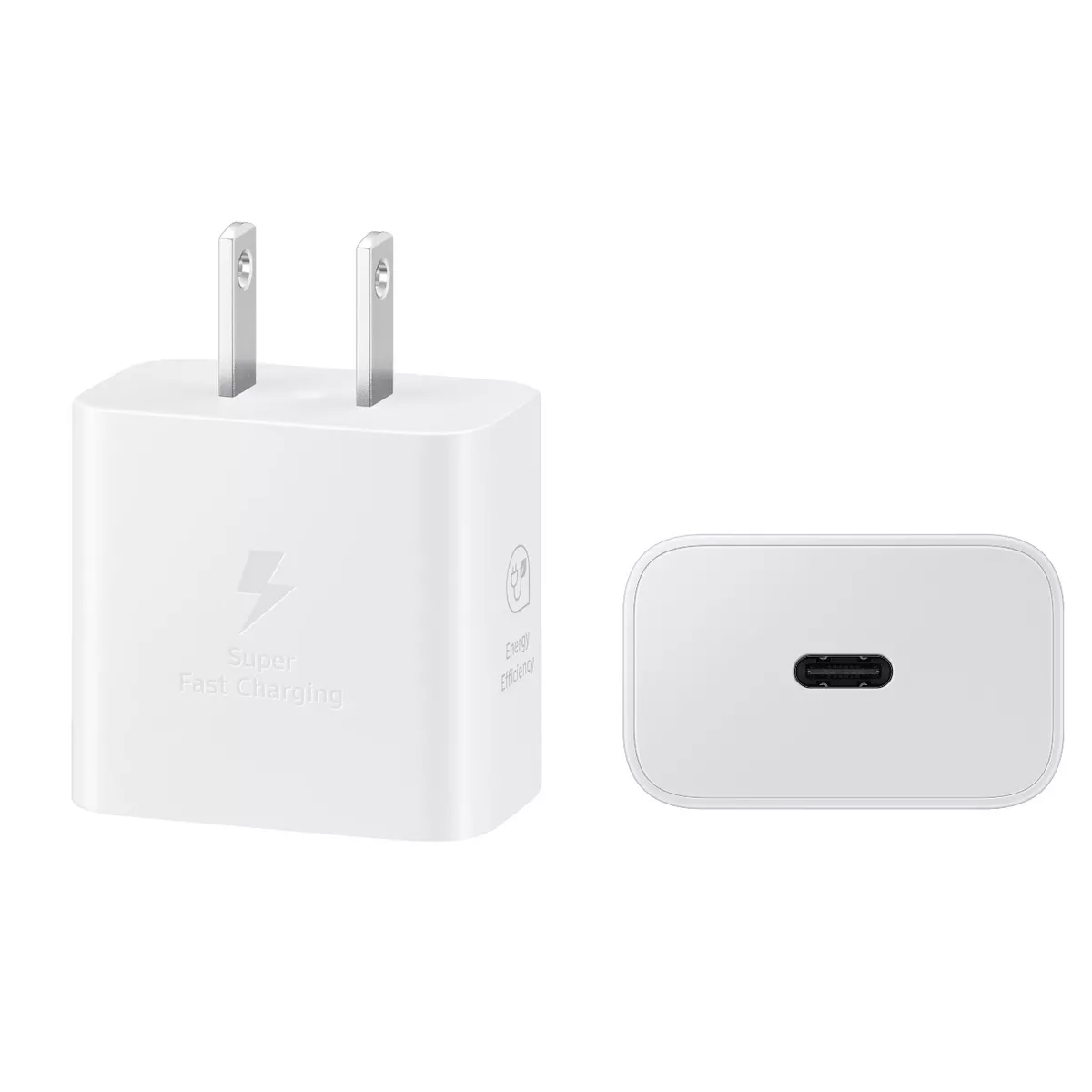 CUBO CARGADOR TIPO C 25W SAMSUNG BLANCO ECOLOGICO - 5