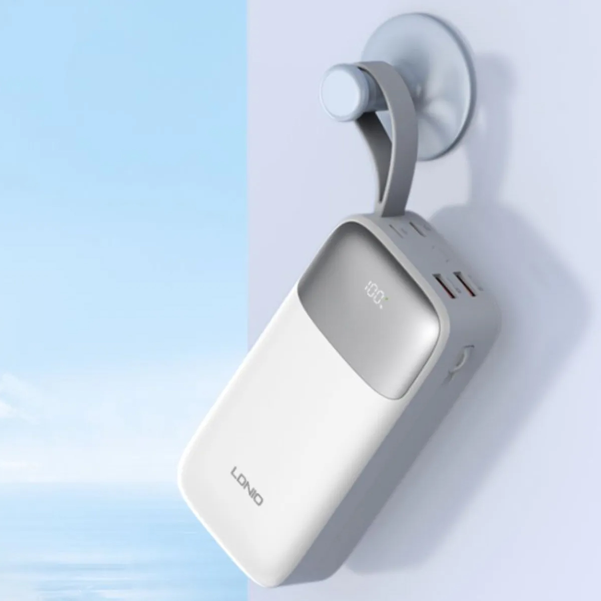 POWER BANK LDNIO PQ30 CARGA RÁPIDA 30000 MAH BLANCO - 4