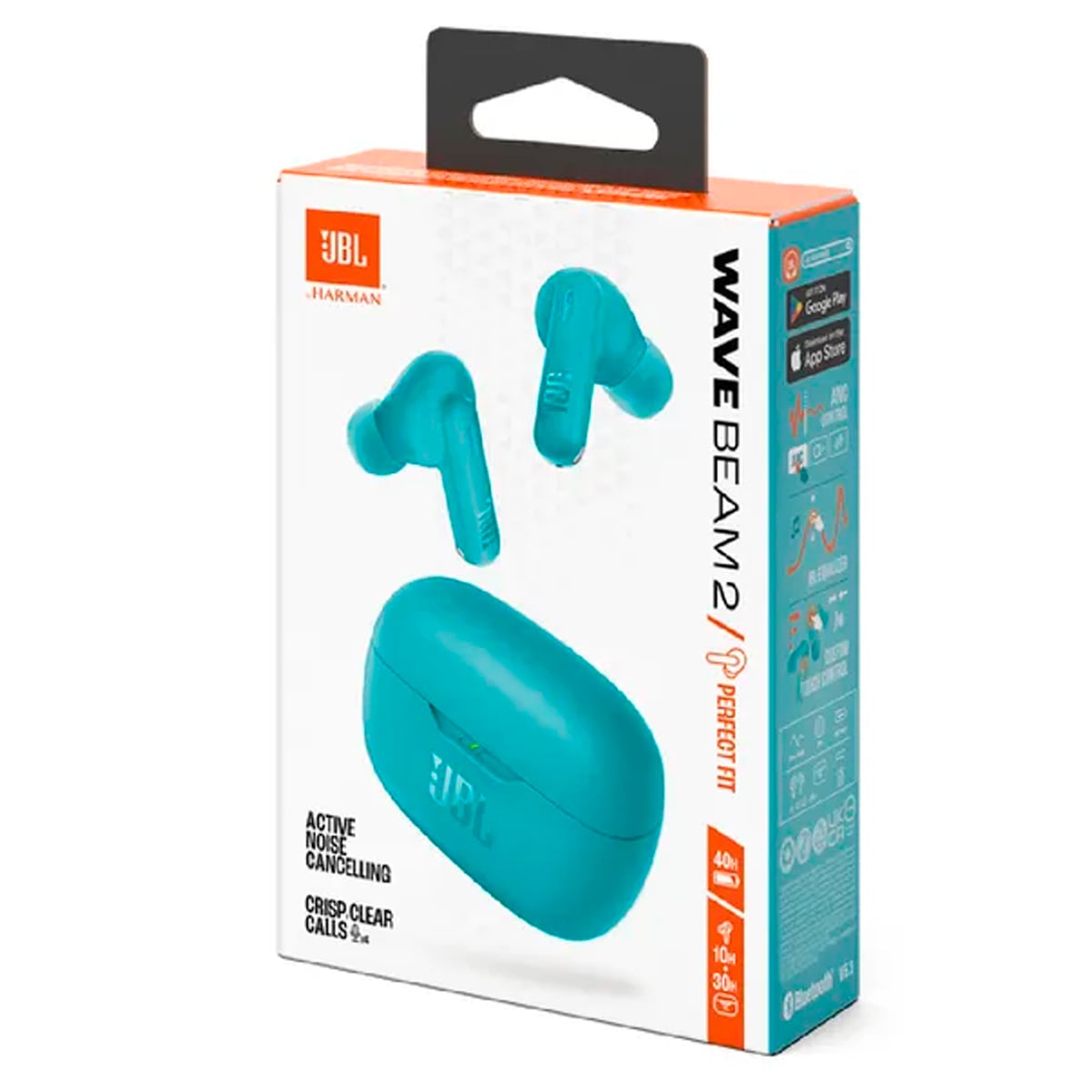 AUDÍFONOS JBL WAVE BEAM 2 TWS BLUETOOTH - TURQUESA - 1