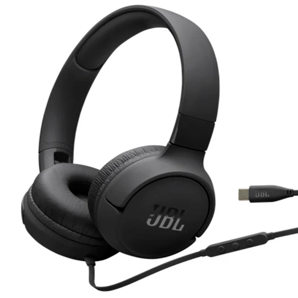AUDIFONOS JBL TUNE 520C CON CONECTOR TIPO-C - NEGRO - 1