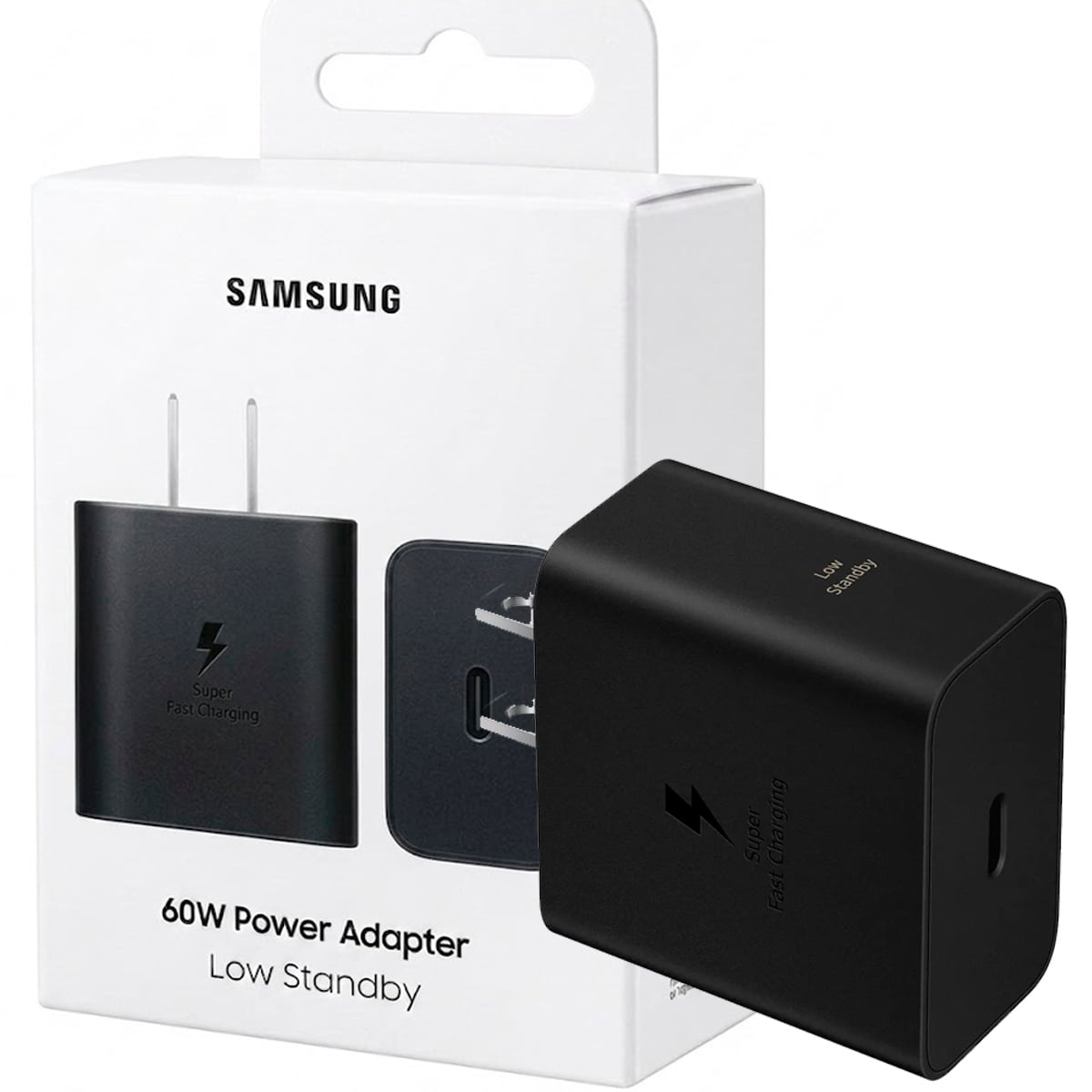CARGADOR 60W PARA GALAXY S26 ULTRA CARGA SÚPER RÁPIDA BLACK - 1