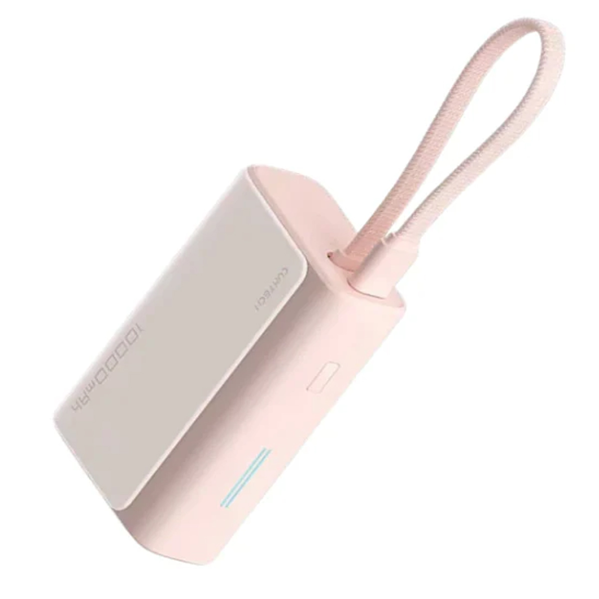 POWER BANK CUKTECH 33W 10000 MAH CABLE INTEGRADO TIPO C - ROSA - 3