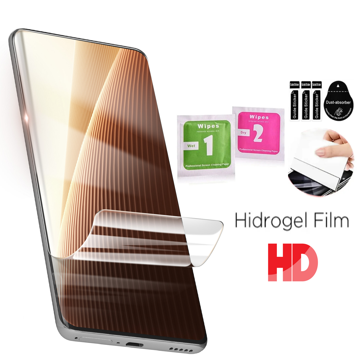 PROTECTOR DE PANTALLA HIDROGEL HD PARA XIAOMI POCO X8 PRO 5G - 1