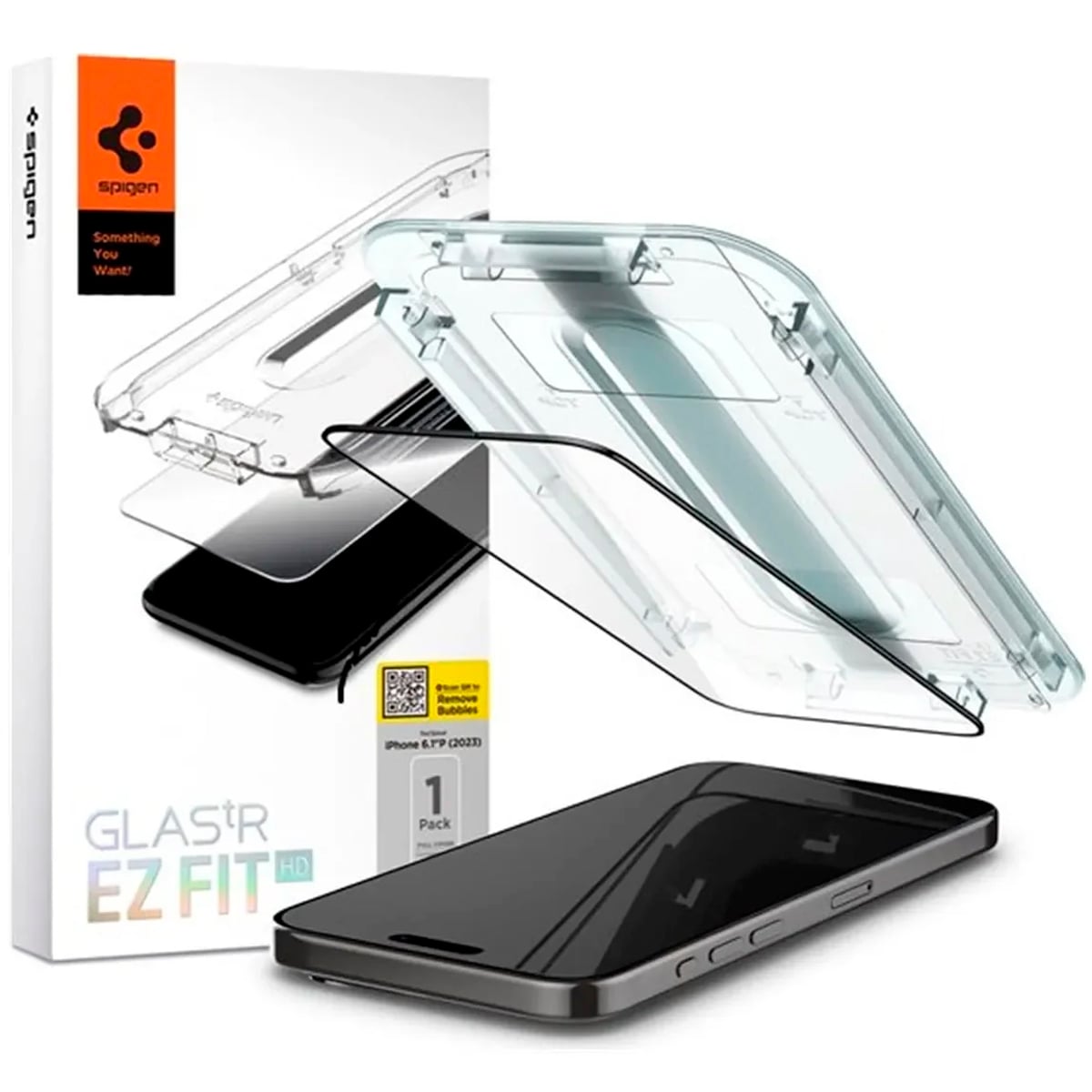 PROTECTOR DE PANTALLA SPIGEN HD PARA IPHONE 15 PRO MAX - 1
