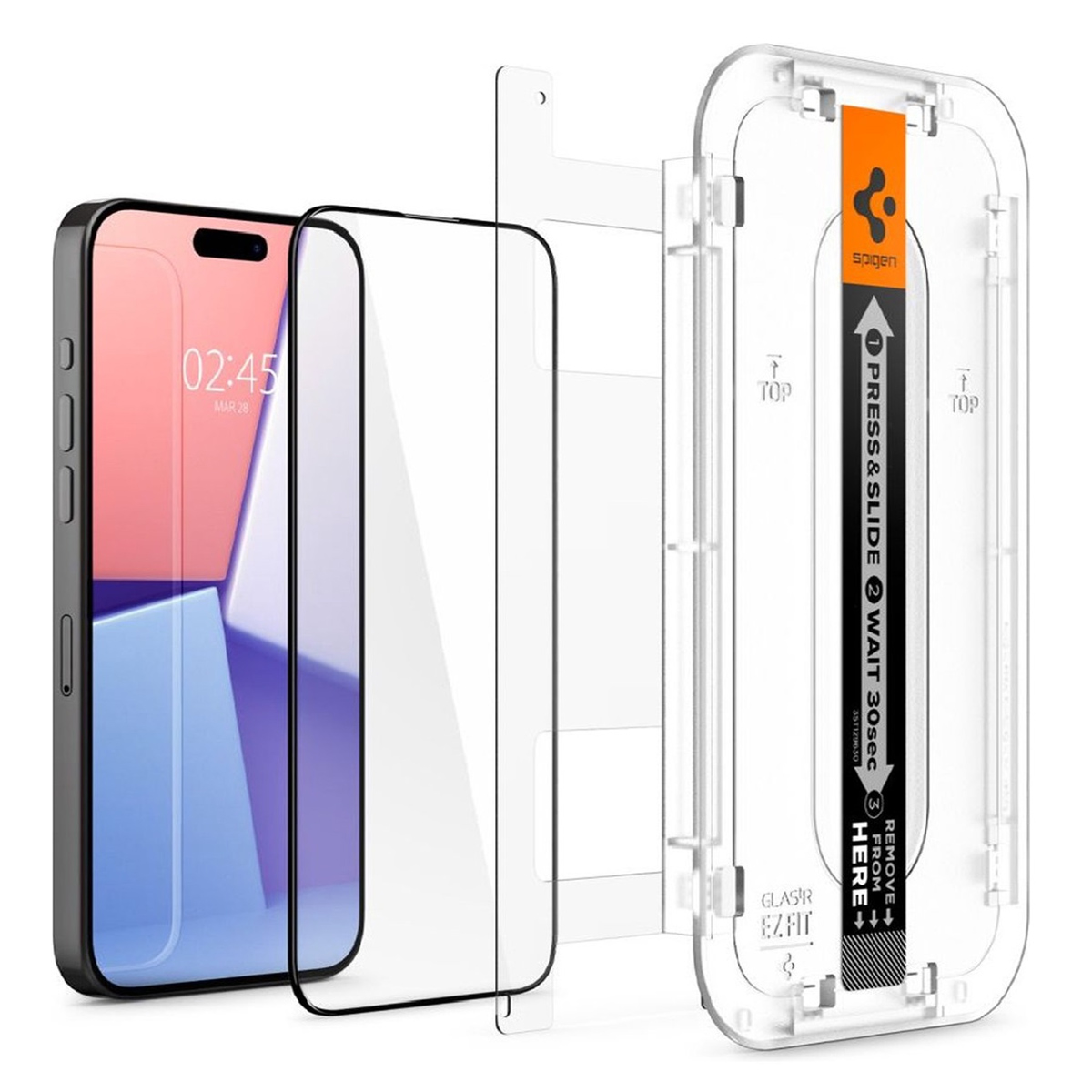PROTECTOR DE PANTALLA SPIGEN HD PARA IPHONE 15 PRO MAX - 3