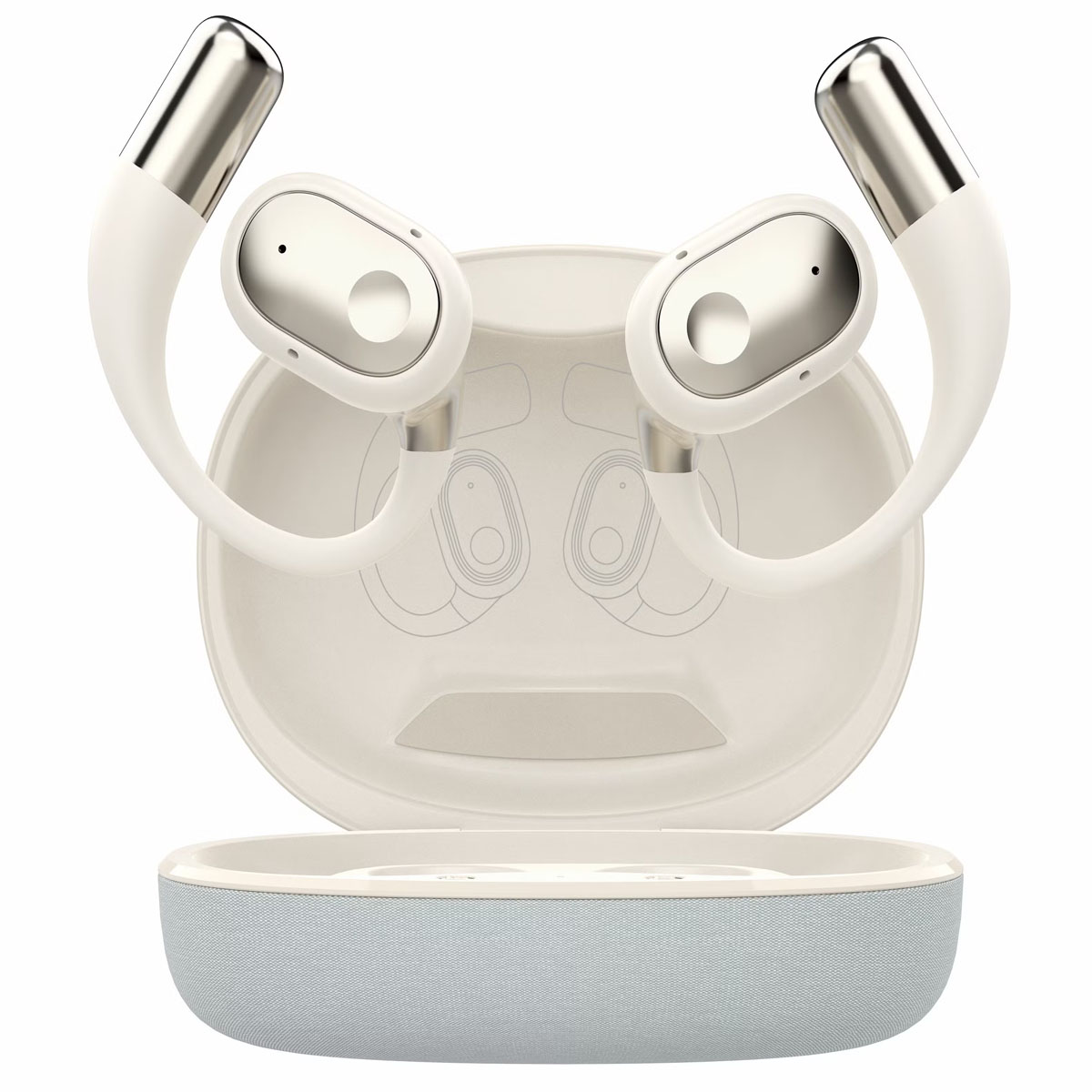 AUDÍFONOS CONDUCCIÓN ÓSEA LDNIO T11 BLUETOOTH 28H - BLANCO - 1