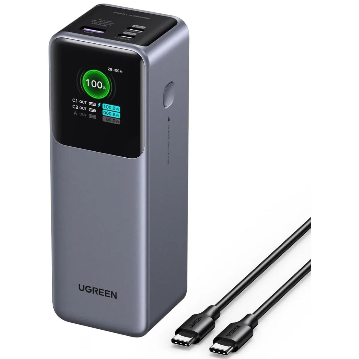 POWER BANK UGREEN 200W 25000 MAH PARA MACBOOK PRO IPHONE XIAOMI - 35525 - 1