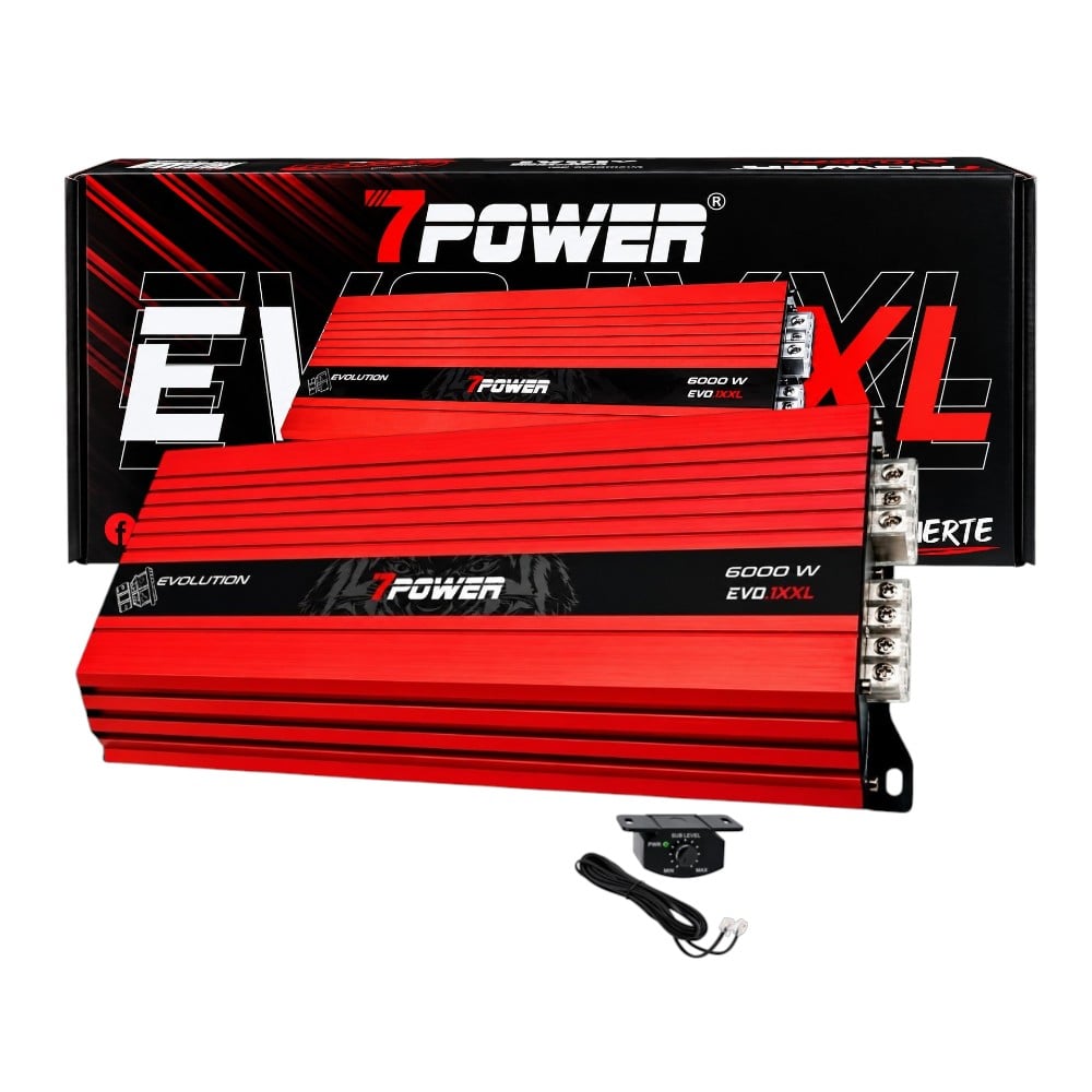 AMPLIFICADOR MONORAL 7POWER LEGACYS2K 6000 WATTS DIGITAL - 1