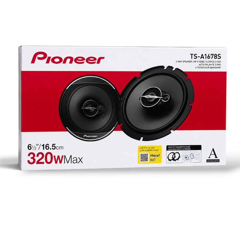 PARLANTES REDONDOS PIONEER 3 VIAS 320WATTS PARA AUTO - 4