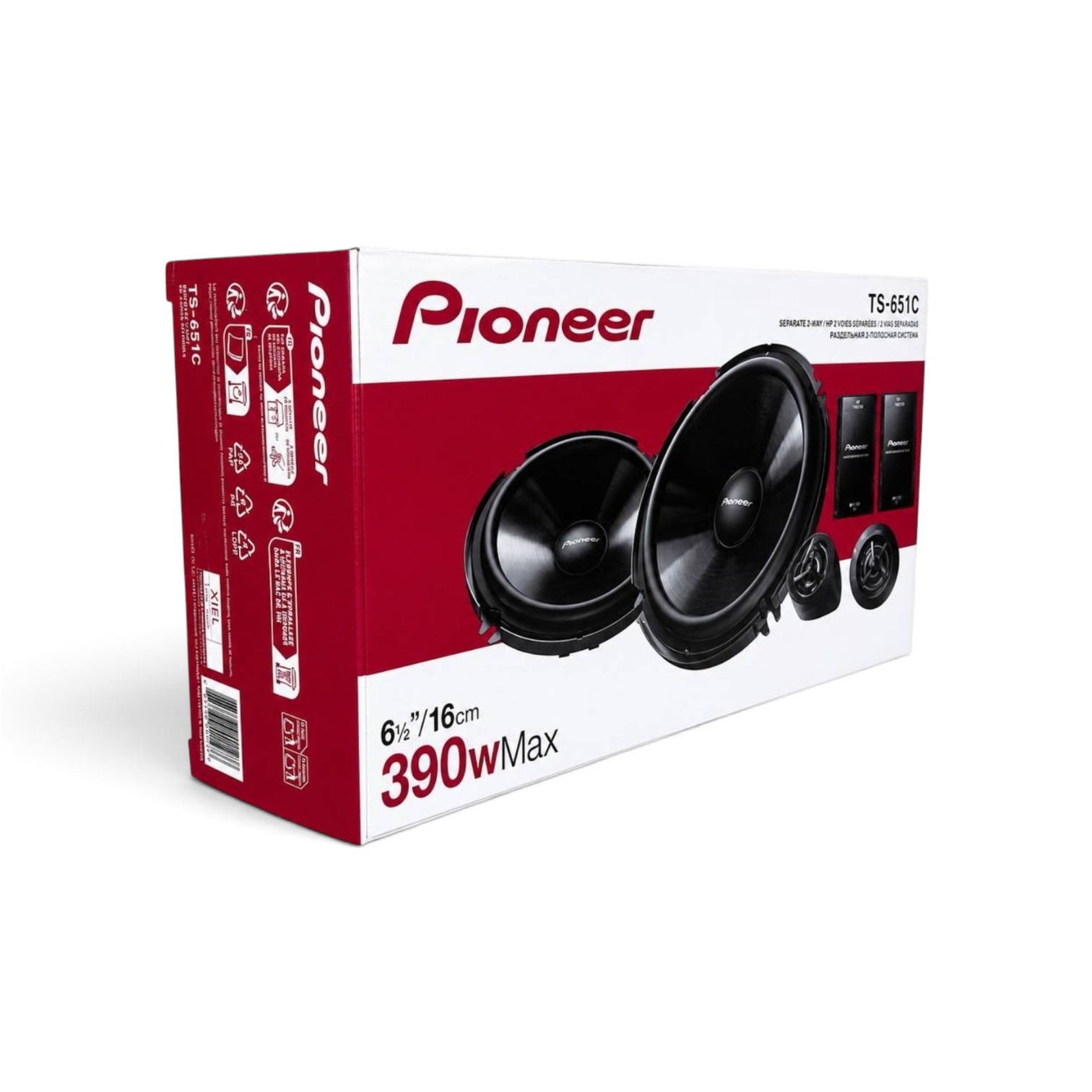 PARLANTES PIONEER TS-651C COMPONENTES 390W 6.5 PULGADAS PARA AUTO - 5