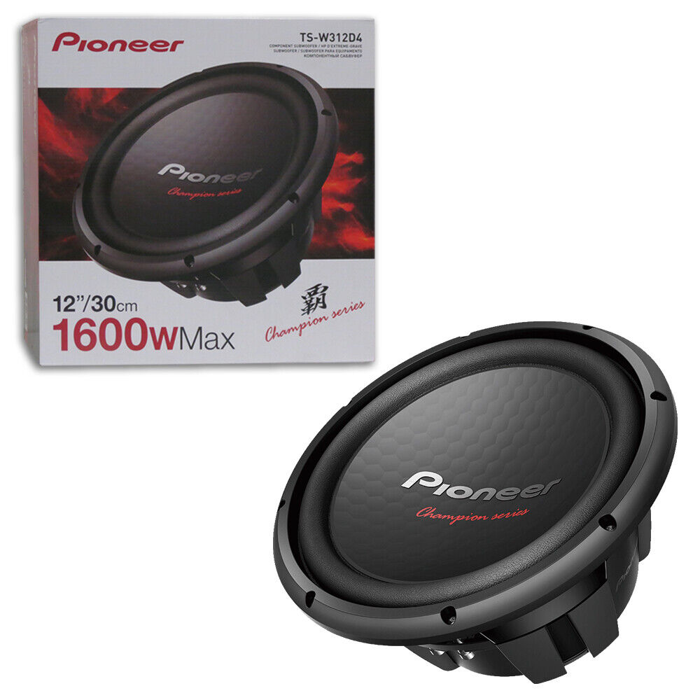 SUBWOOFER PIONEER TS-W312D4 12' PULGADAS 1600W 2 BOBINA - 2