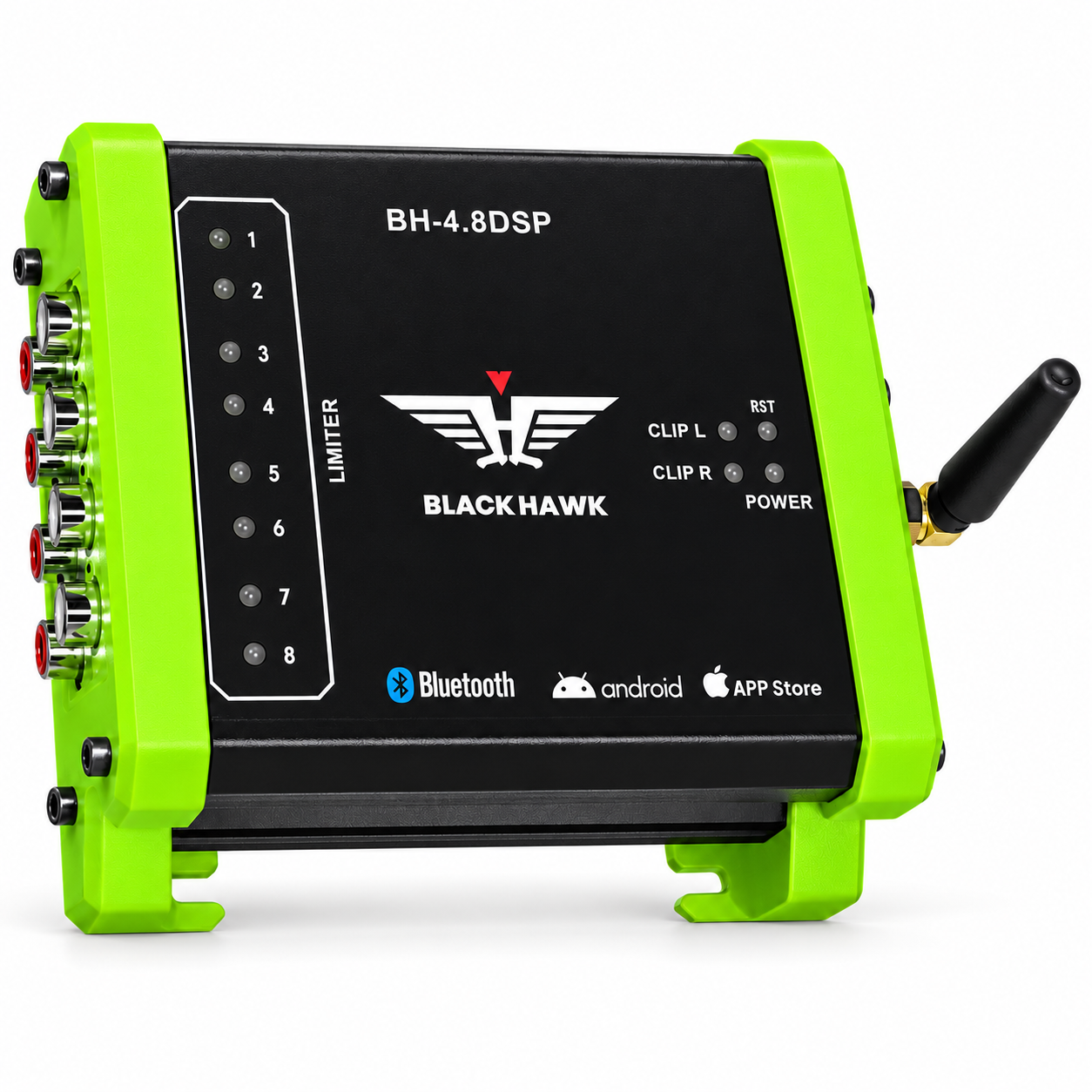CROSSOVER O PROCESADOR AUDIO BLACKHAWK BH-48DSP DIGITAL DSP 8 BANDAS - 5