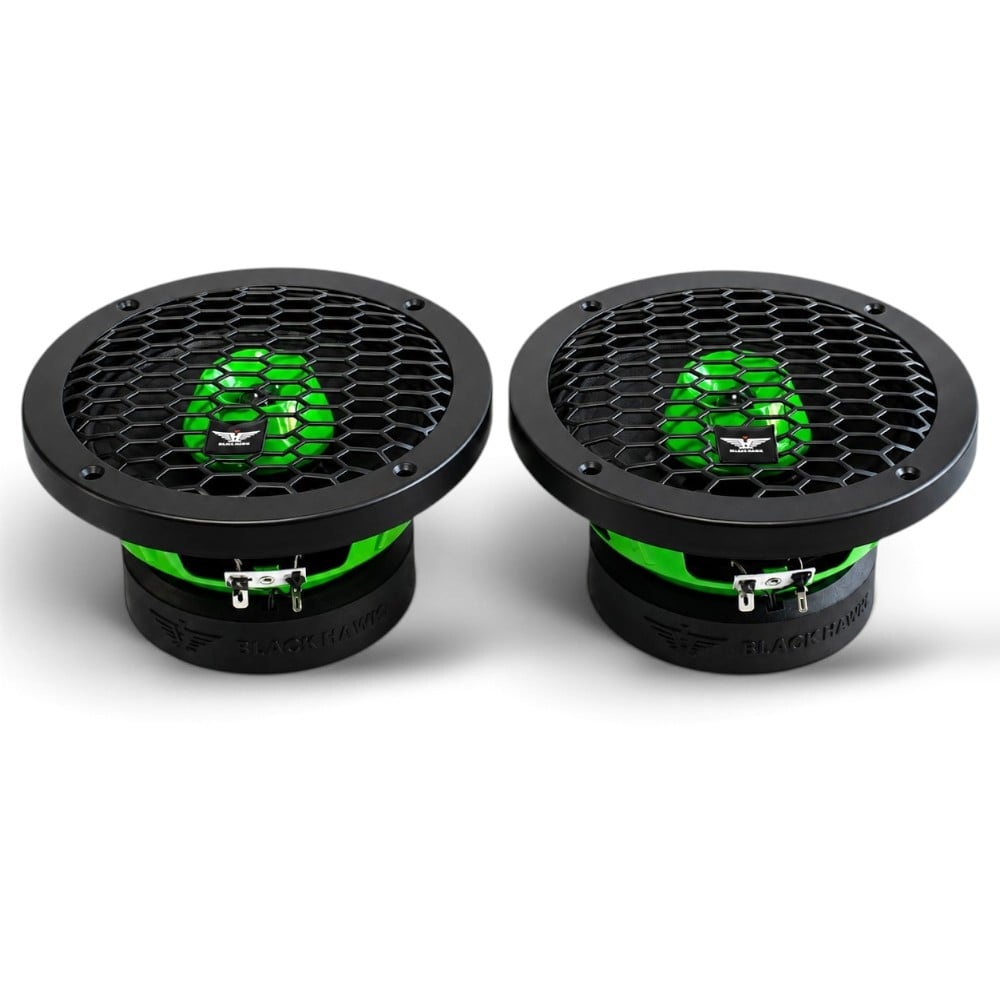 PARLANTE MEDIO RANGO CON TWEETER INCLUIDO Y LUZ LED 6 PULGADAS 500W - 2