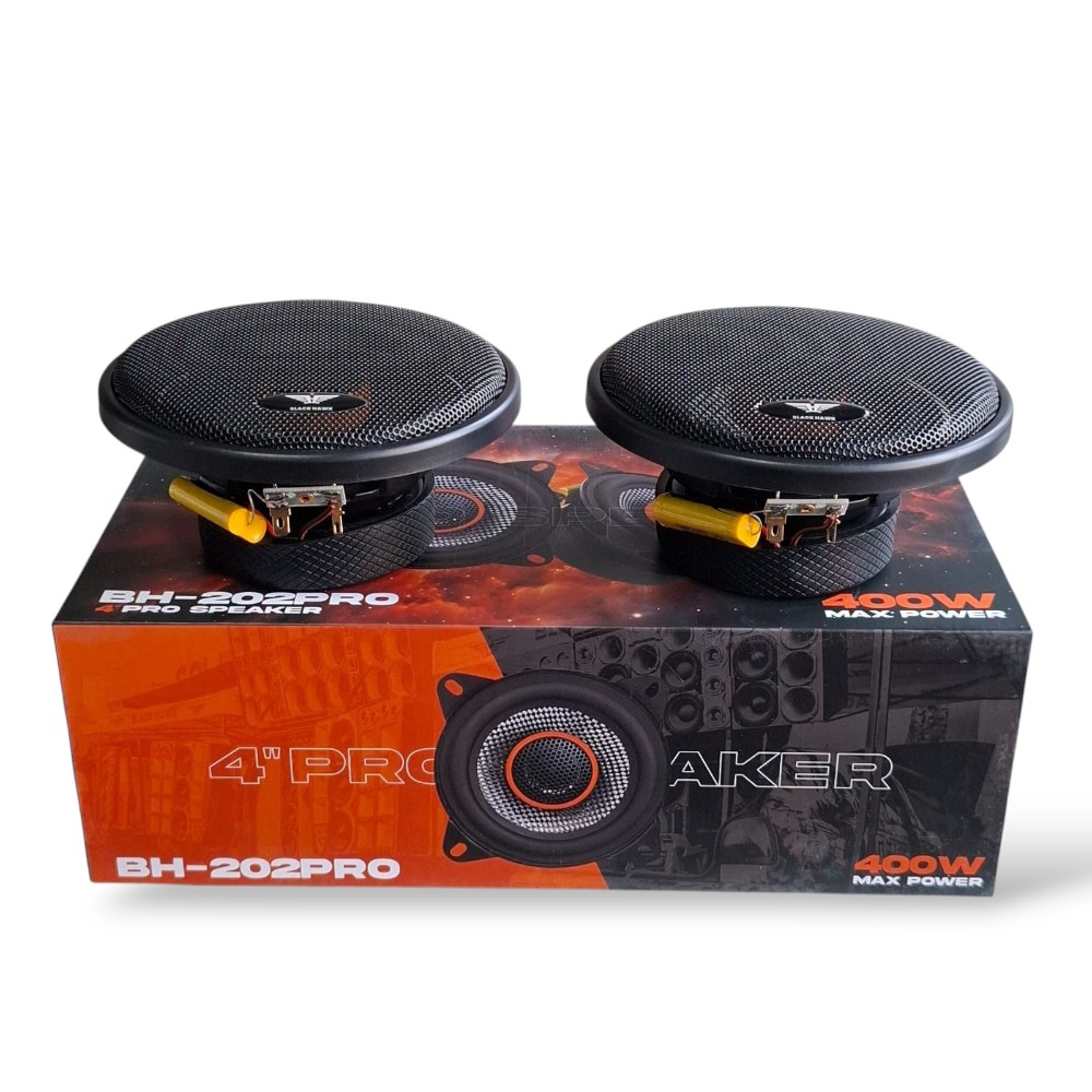PARLANTES MEDIO RANGO CON TWEETER INCLUIDO 4' PULGADAS 400W BLACK HAWK - 2