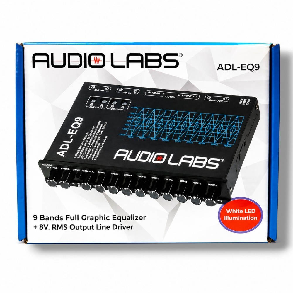 PREVIO ECUALIZADOR 9 BANDAS - AUDIOLABS - 7