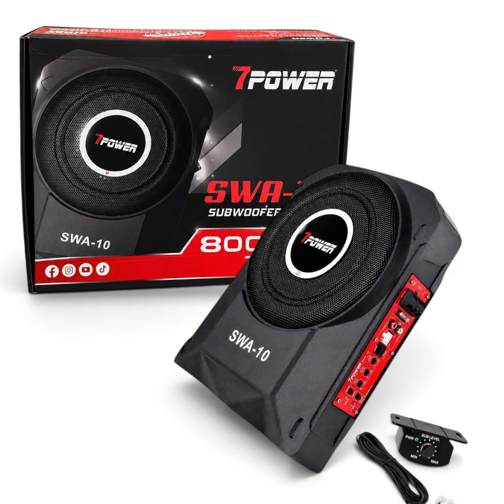 SUBWOOFER ACTIVO AMPLIFICADO 10' PULGADAS 800W 7 POWER - 1