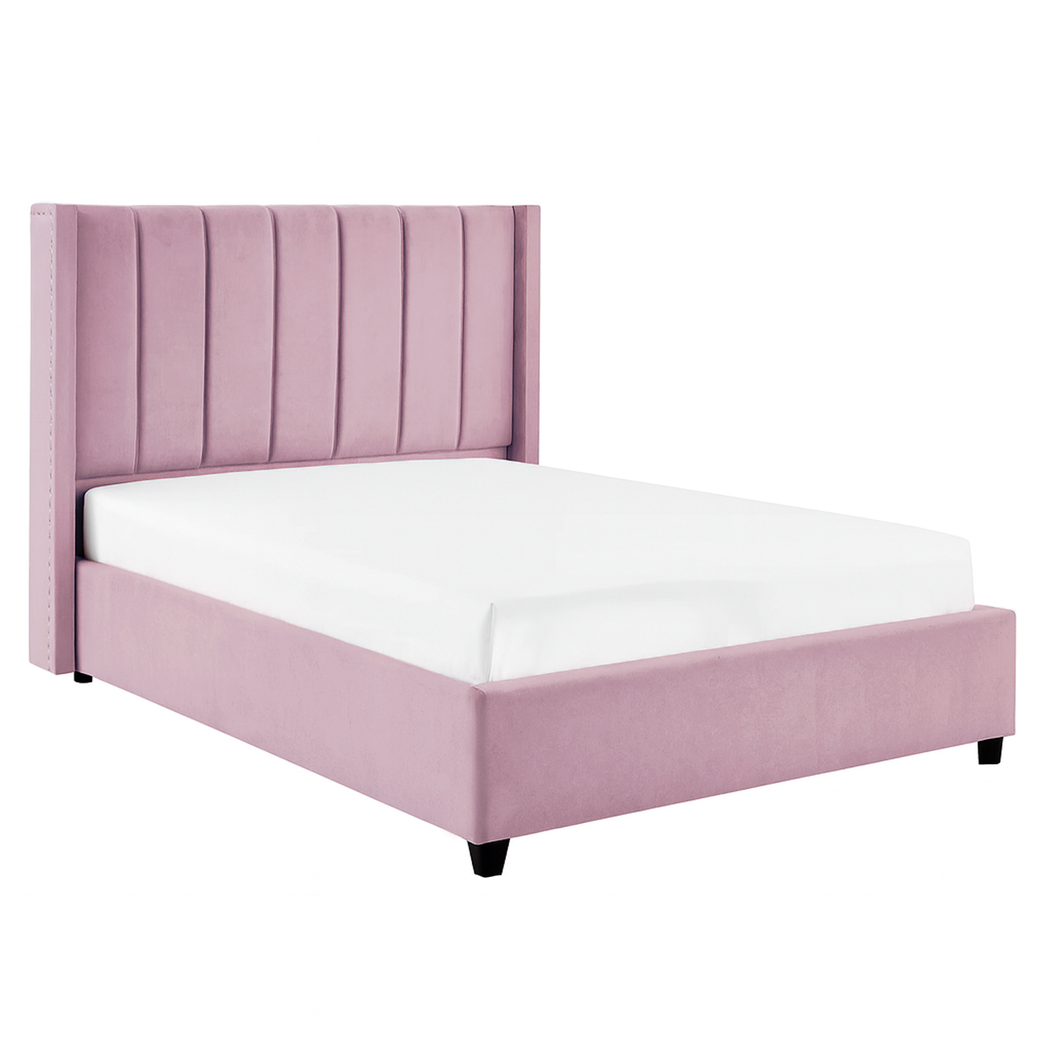 CAMA LEMUEBLE TAPIZADA LISTÓN NIA PALO ROSA 2 PLAZAS - 2