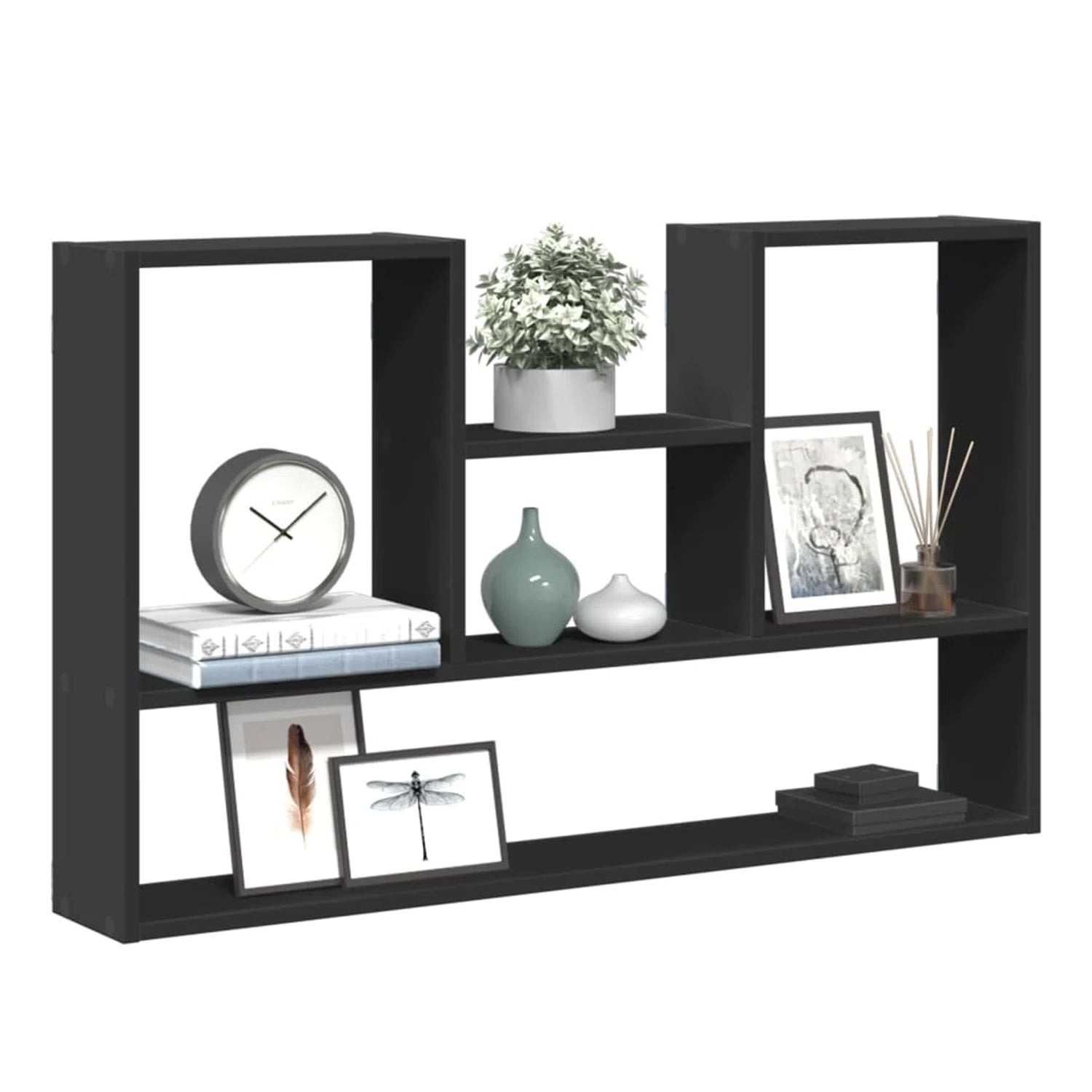 REPISA FLOTANTE RIND MELAMINA 99X60 NEGRO - 2