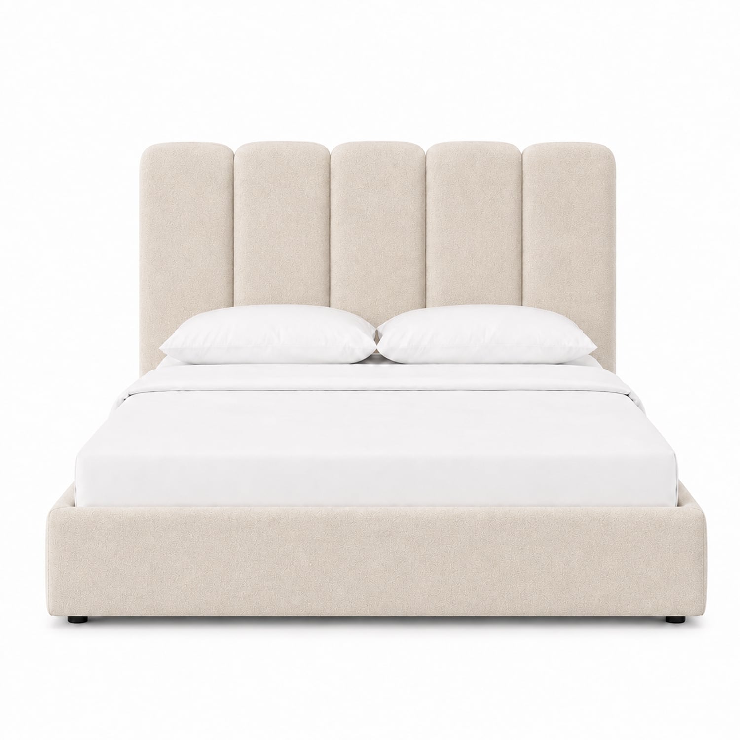 CAMA TAPIZADA LISTÓN SIENNA 2 PLAZAS - 1