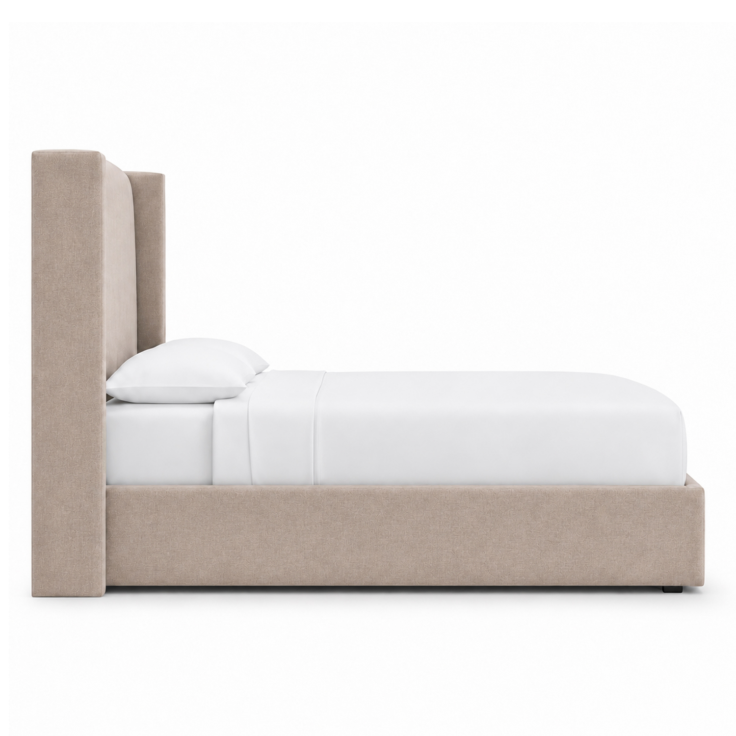 CAMA TAPIZADA LISA NAIA TRIGO 1.5 PLZ - 3