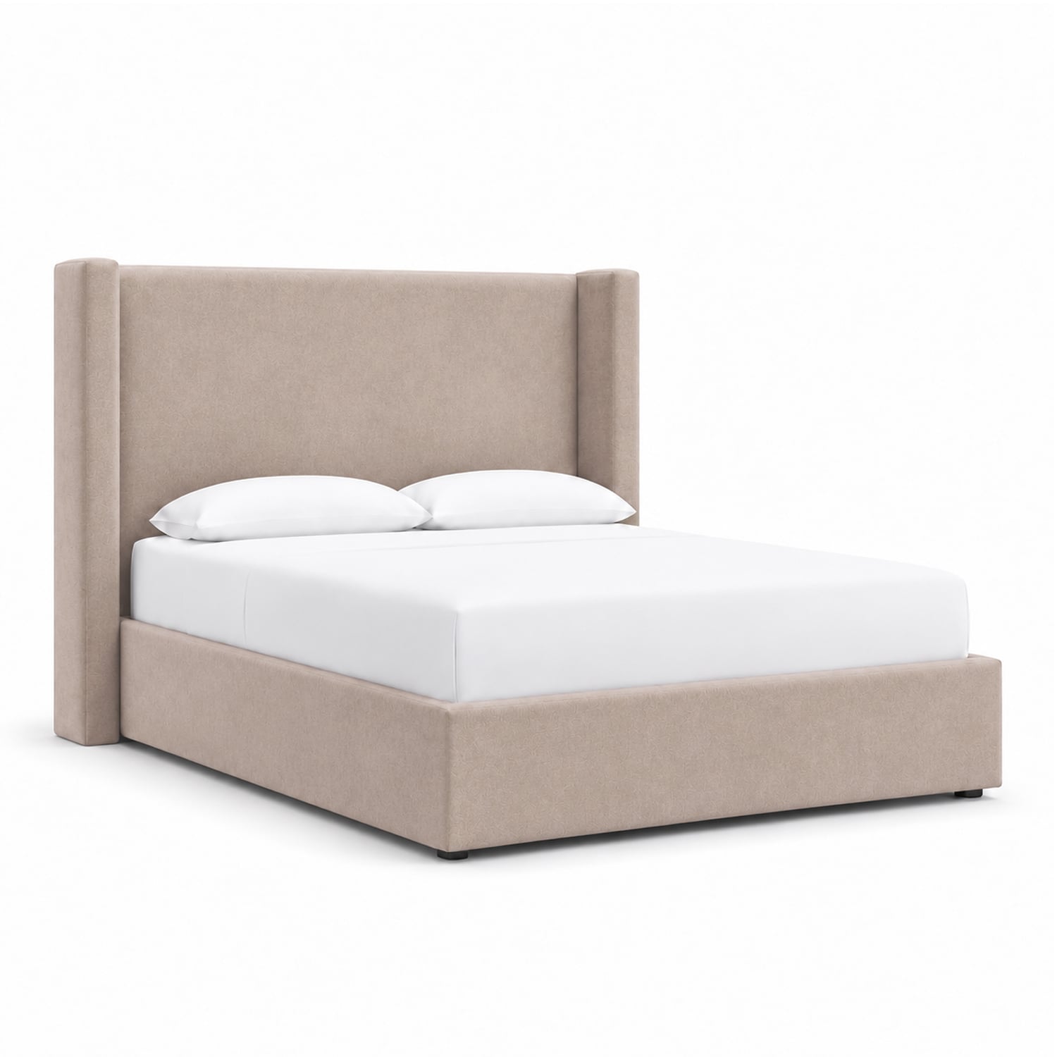 CAMA TAPIZADA LISA NAIA TRIGO QUEEN - 2