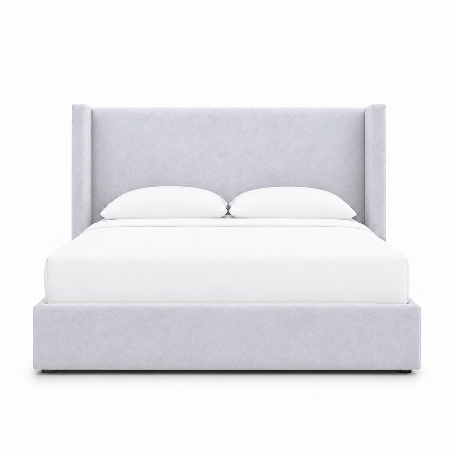 CAMA TAPIZADA LISA NAIA PLATA QUEEN - 1