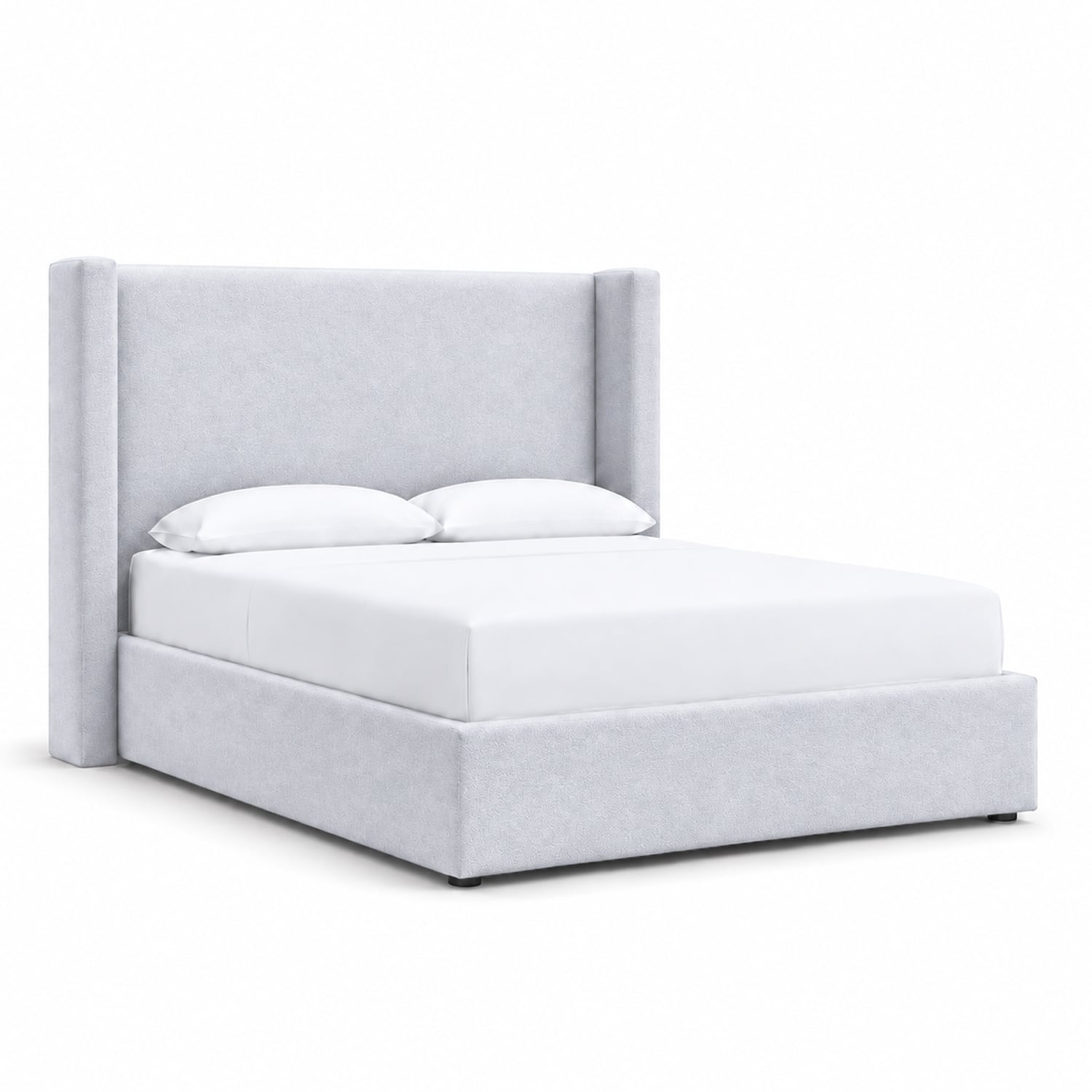 CAMA TAPIZADA LISA NAIA PLATA QUEEN - 2