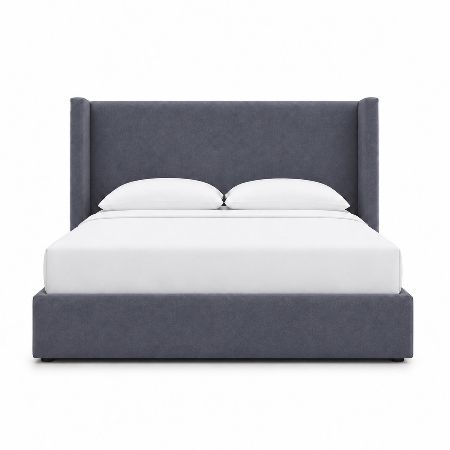CAMA TAPIZADA LISA NAIA GRIS OSCURO 1.5 PLZ - 1