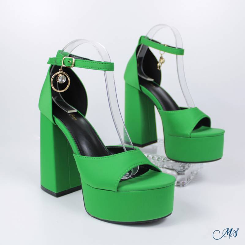 SANDALIAS MUJER MARGLO SHOES VERDE ALTAS M41 - 1