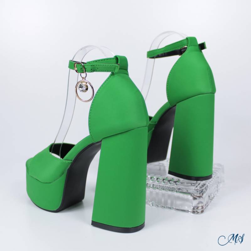 SANDALIAS MUJER MARGLO SHOES VERDE ALTAS M41 - 5