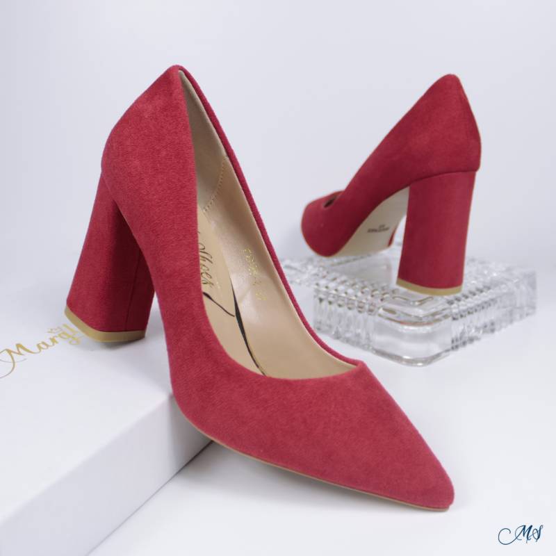 ZAPATOS DE VESTIR MUJER MARGLO SHOES ROJO STILETTOS S M02 - 1