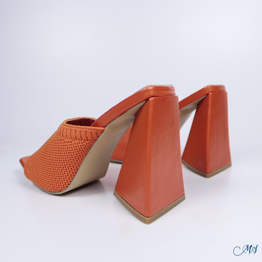 SANDALIAS MUJER MARGLO SHOES NARANJA ALTAS ADO M55 - 2