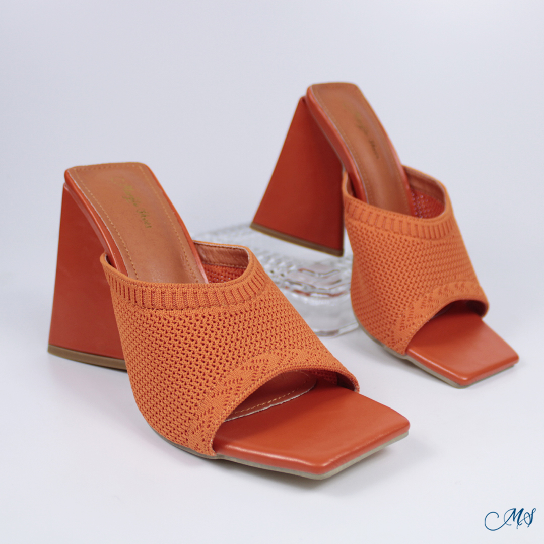 SANDALIAS MUJER MARGLO SHOES NARANJA ALTAS ADO M55 - 4