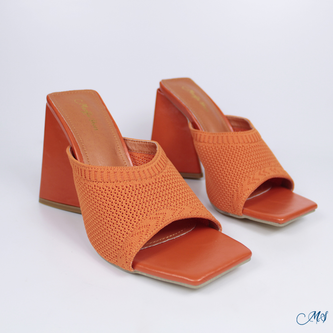 SANDALIAS MUJER MARGLO SHOES NARANJA ALTAS ADO M55 - 5