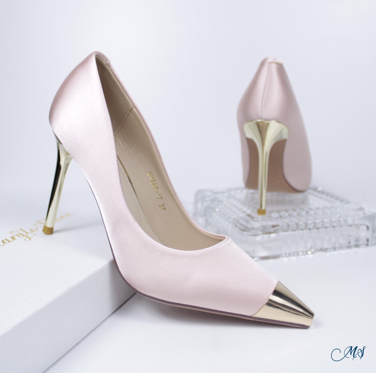 ZAPATOS DE VESTIR MUJER MARGLO SHOES ROSADO BEBÉ M20 - 1
