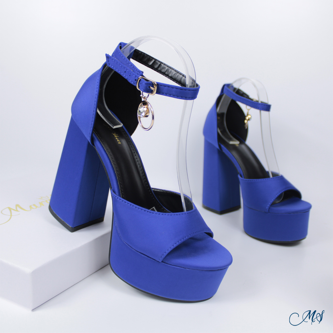 SANDALIAS MUJER MARGLO SHOES AZUL ALTAS M41 - 1