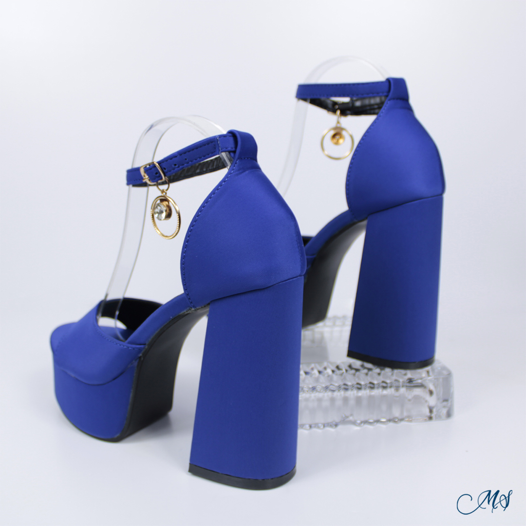 SANDALIAS MUJER MARGLO SHOES AZUL ALTAS M41 - 2
