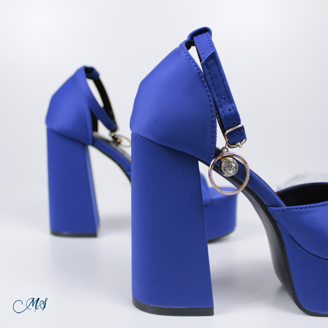 SANDALIAS MUJER MARGLO SHOES AZUL ALTAS M41 - 4