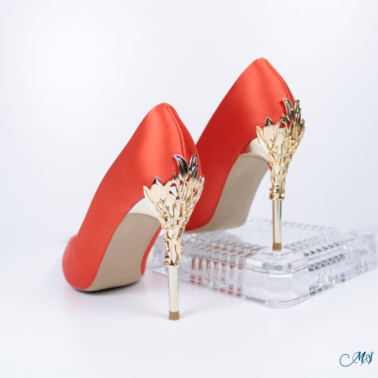 ZAPATOS DE VESTIR MUJER MARGLO SHOES NARANJA STILETTO ADO M11 - 3