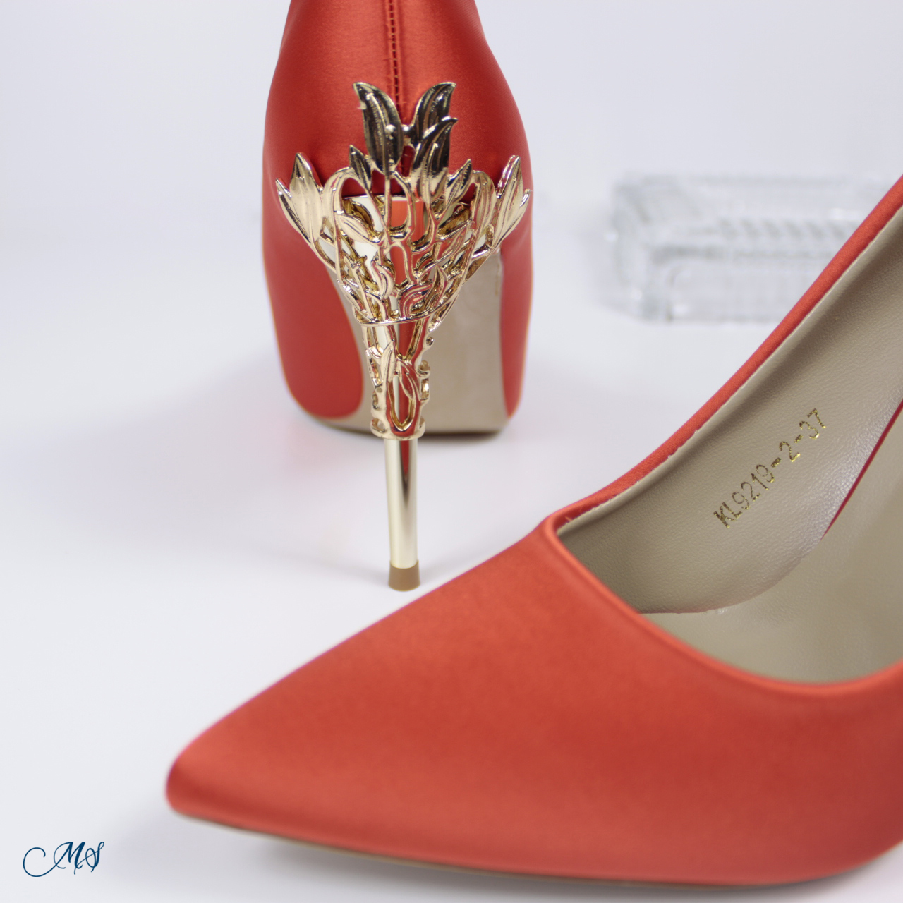 ZAPATOS DE VESTIR MUJER MARGLO SHOES NARANJA STILETTO ADO M11 - 4