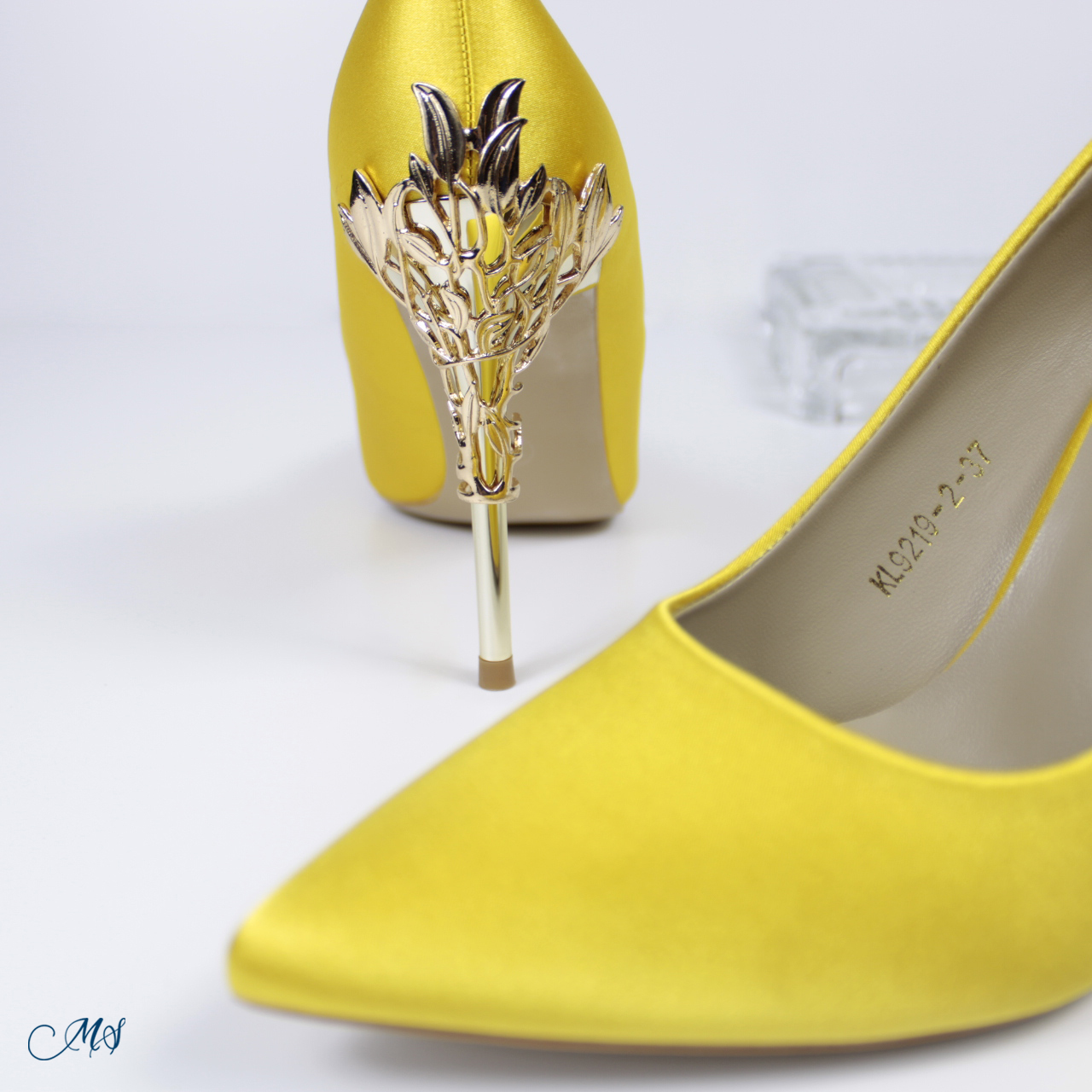 ZAPATOS DE VESTIR MUJER MARGLO SHOES AMARILLO STILETTO M11 - 4
