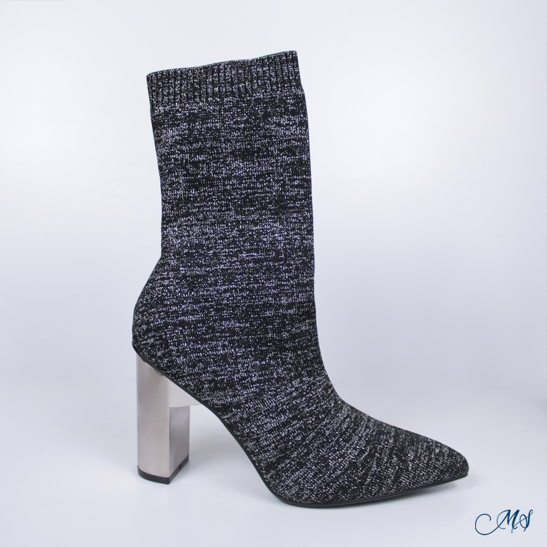 BOTAS CORTAS MUJER PLATEADO M47 - 1