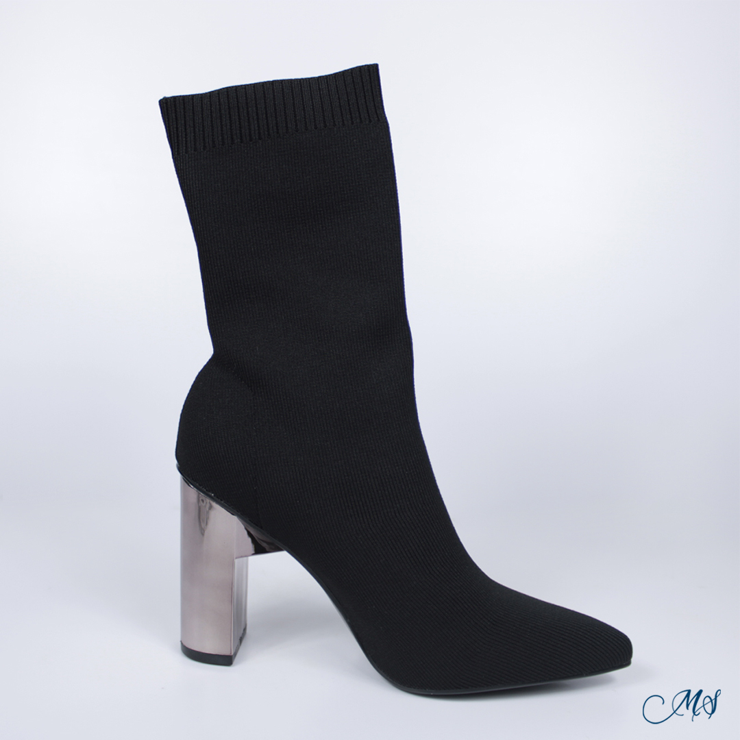 BOTINES CORTAS MUJER NEGRO M47 - 1