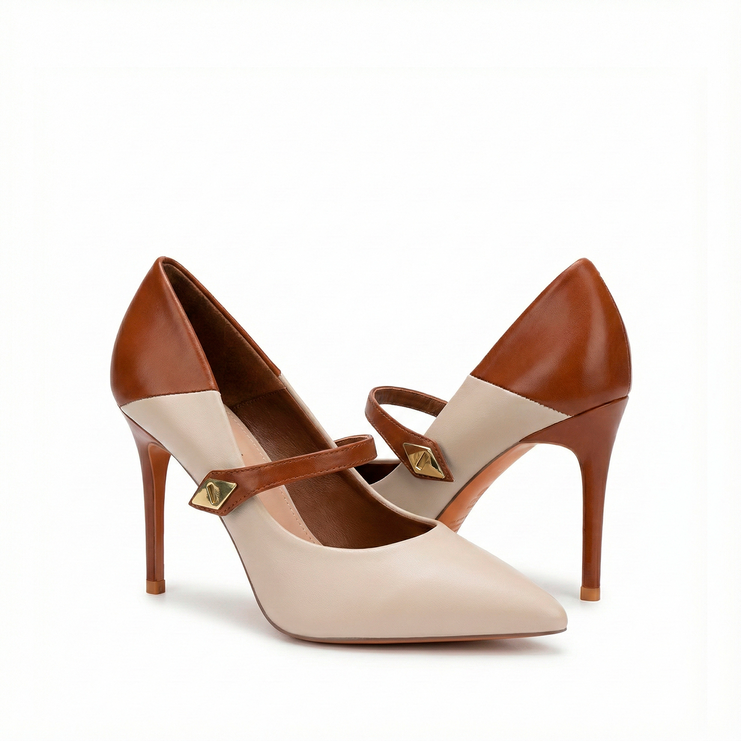 ZAPATOS DE VESTIR MUJER MARGLO SHOES KHAKI STILETTO M72 - 1